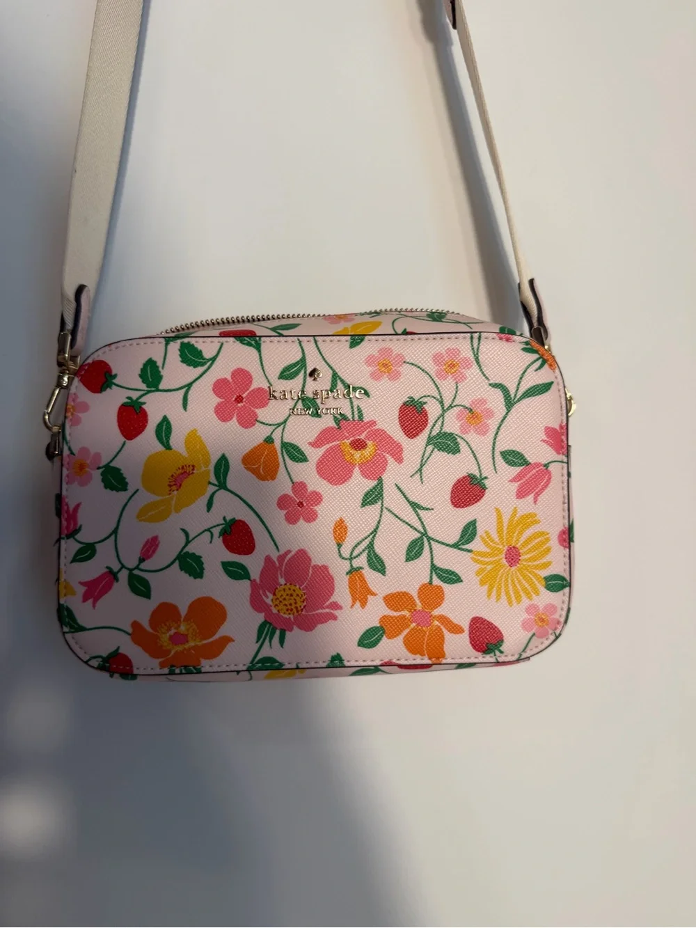 kate spade Pink Floral Crossbody Bag